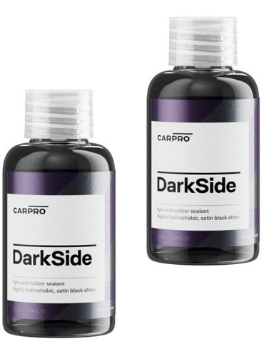 Kit 2 Carpro Darkside Sellador Para Llantas Y Goma 50ml